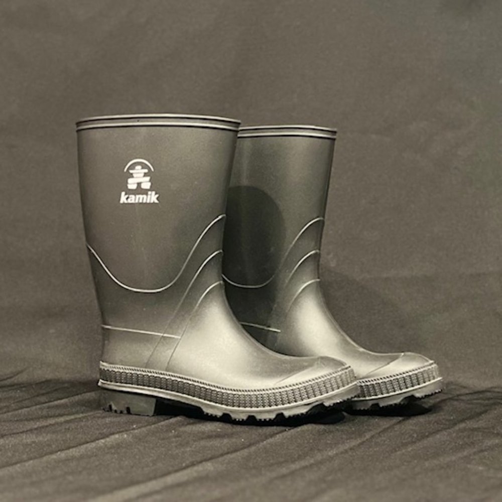 Kamik Water Boots Black Size 4 Kids